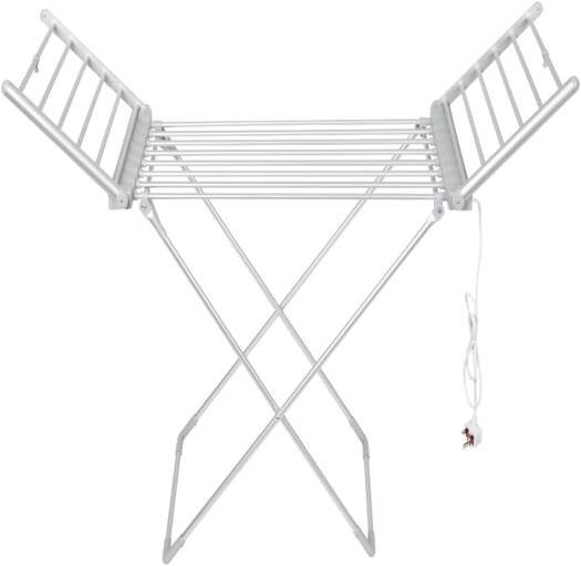 Electric Heated Indoor Clothes Dryer - Silver